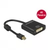 Video kábel adaptér DeLOCK 62605 Mini DisplayPort na DVI-I 0,2 m