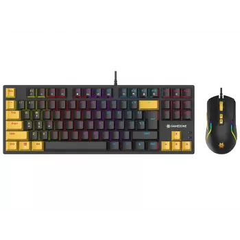 Tracer HORNET 87 klávesnica myš v cene gaming USB QWERTY anglická čierna, žltá