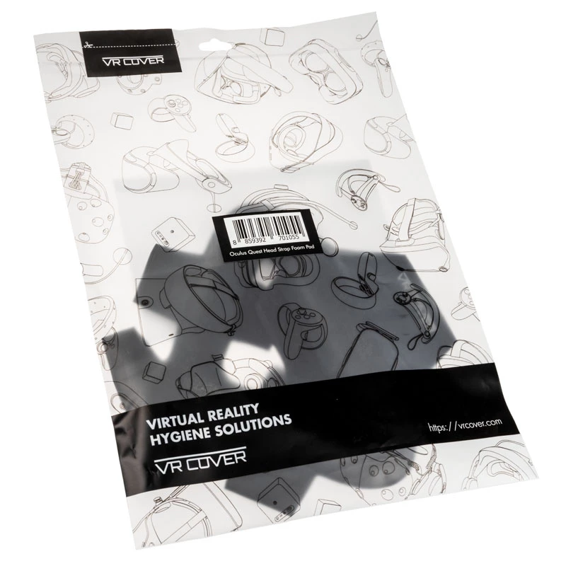 Popruh pre Head-Mounted-Display VR Cover VRCOQHSF — čierna pena, 1 kus
