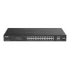 D-Link DGS-1100-26MPV2/E sieťový switch Managed L2 Gigabit Ethernet (10/100/1000) Power over Ethernet (PoE) čierny