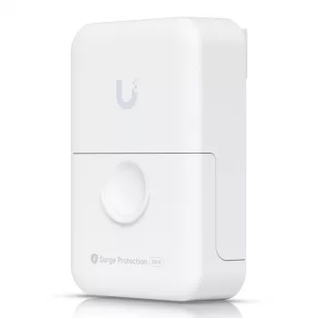 Ethernetová prepäťová ochrana UBIQUITI UACC-ETH-SP-Pro — 10 Gbit/s, 600 V, polykarbonát, biela