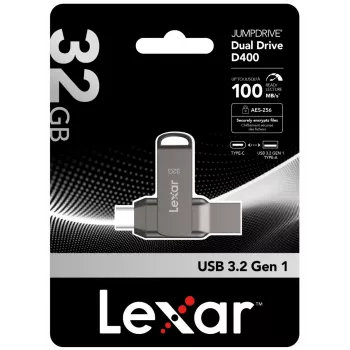 USB kľúč Dual Drive D400 32GB USB-C/A 3.1 100MB/s