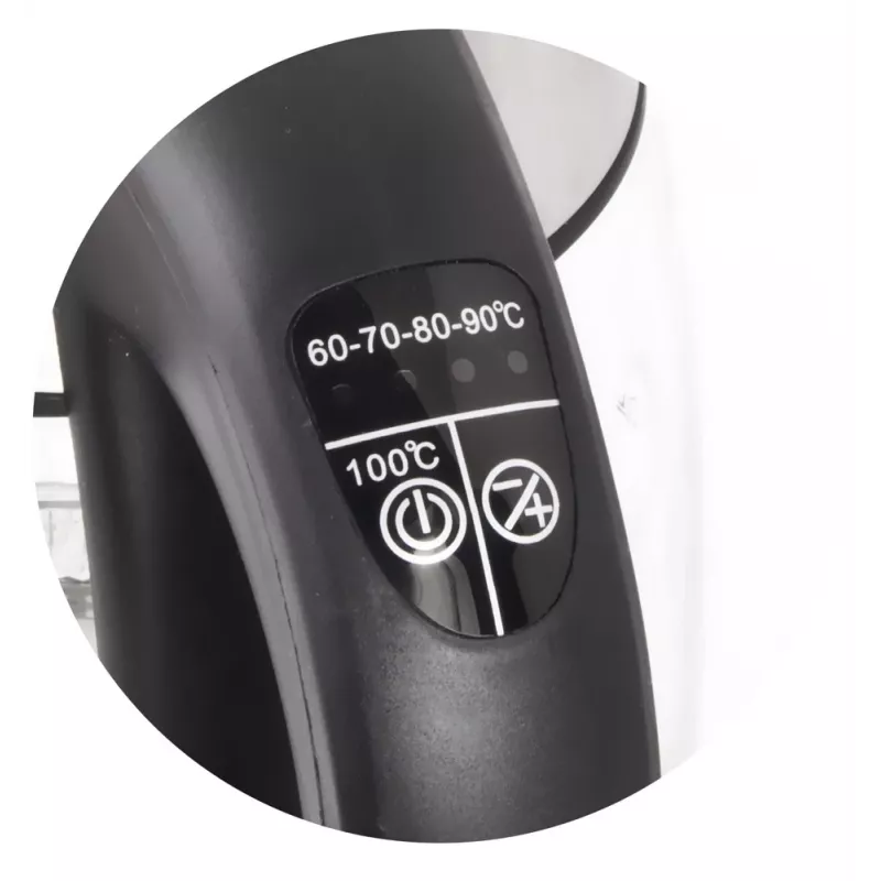 Esperanza EKK026 Rýchlovarná kanvica 1,7 L 2200 W Čierna, Priehľadná