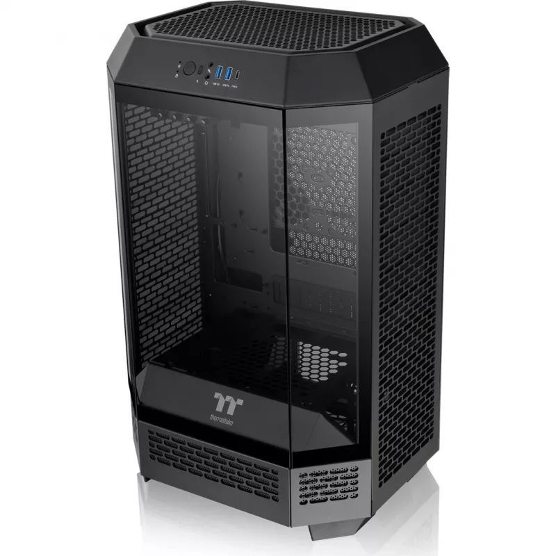 Thermaltake The Tower 300 Black Micro Tower Tempered Glass PC Gaming skriňa
