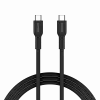 CANYON kábel OnWire 60CL C-C 60W COLOR pletený 1m čierny