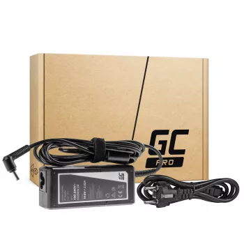 Napájací zdroj Green Cell AD41P 65W pre ASUS notebooky, 19V 3,42A, interiér, čierny