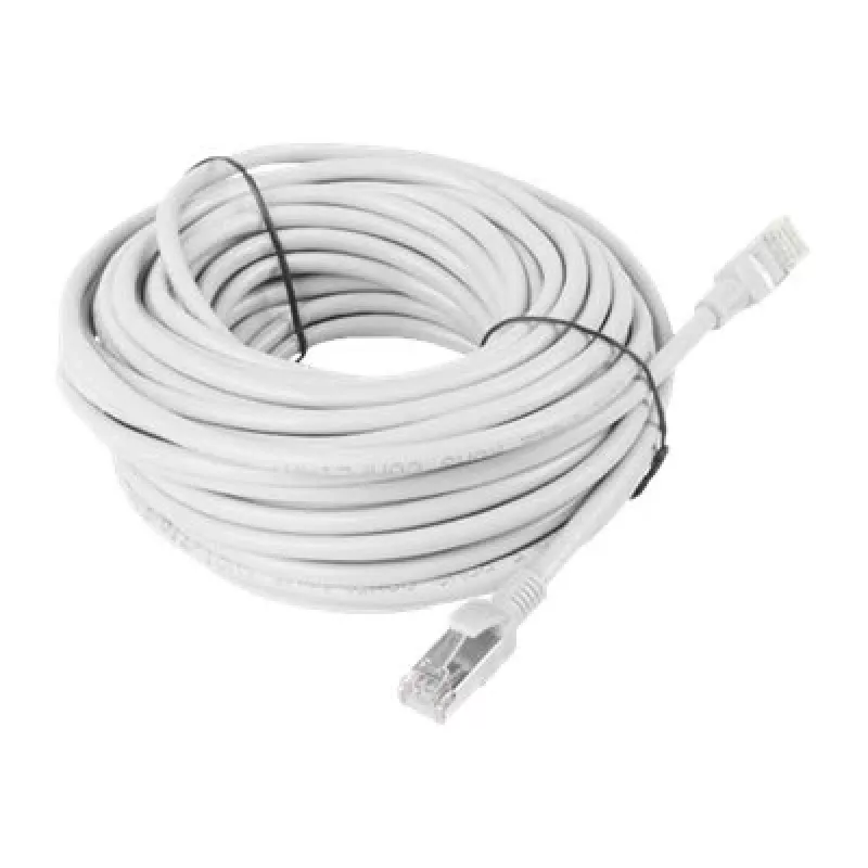 LANBERG Cat5e U/UTP RJ-45 patch kábel PCU5-10CC-1500-S, 15 m, sivý, CCA, 26 AWG, 100 MHz