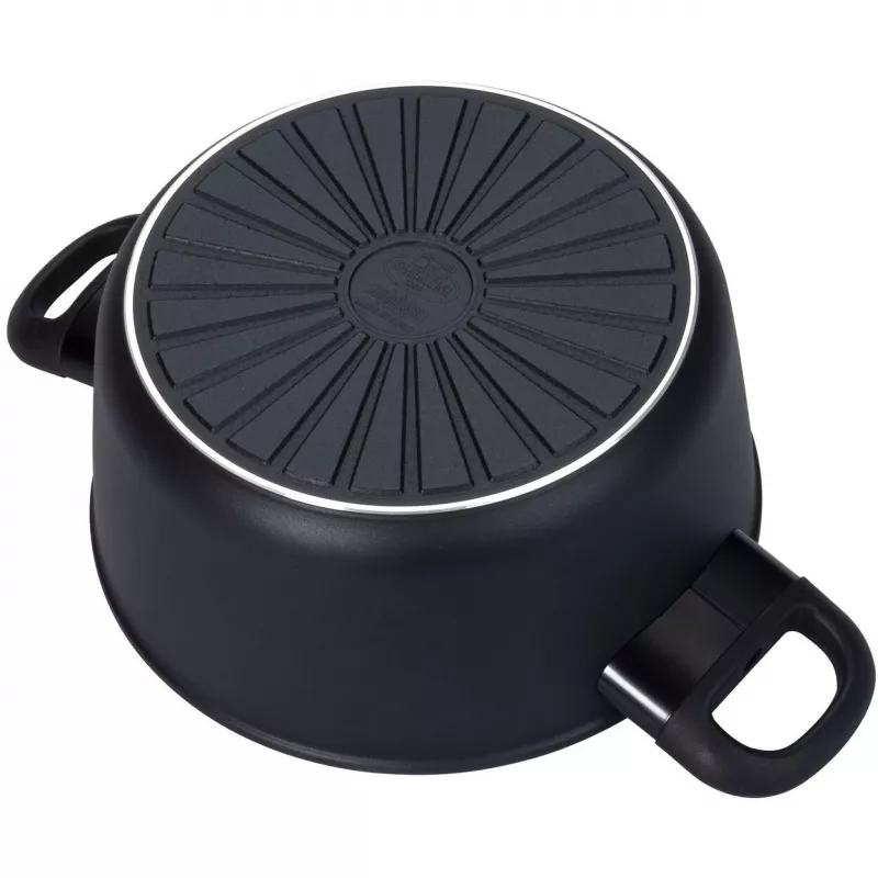 Hrniec BALLARINI 75002-920-0 okrúhly čierny hliník 20 cm