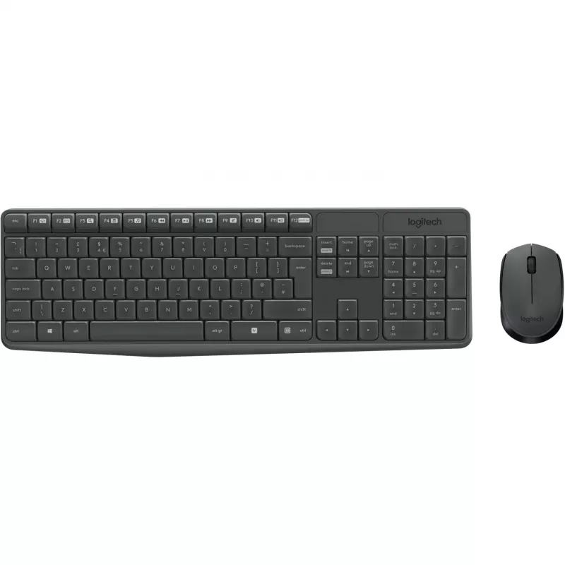 Logitech MK235 - súprava klávesnice a myši - bezdrôtová
