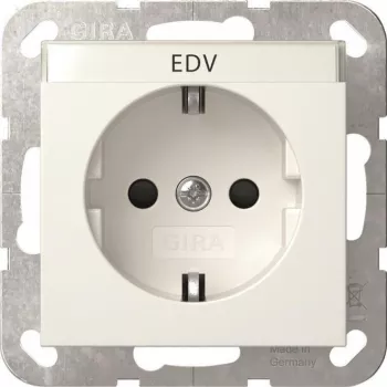 Schuko zásuvka Gira System 55 Re 446203, do omietky, uzemnená
