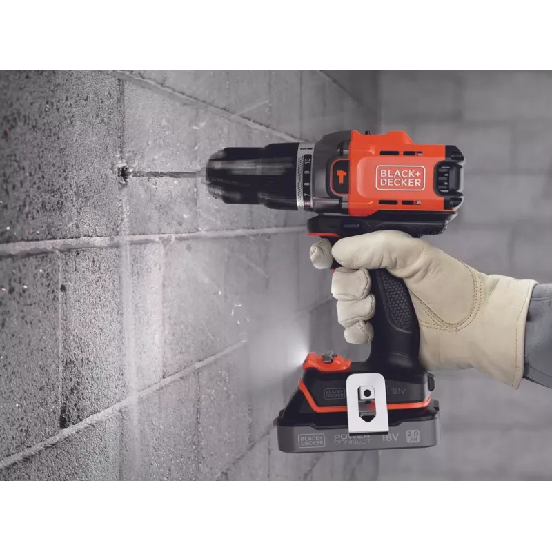 18V BCD383D2TA Black+DECKER akumulátorový vŕtací skrutkovač