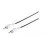 Microconnect AUDC05G audio kábel 5 m RCA čierna
