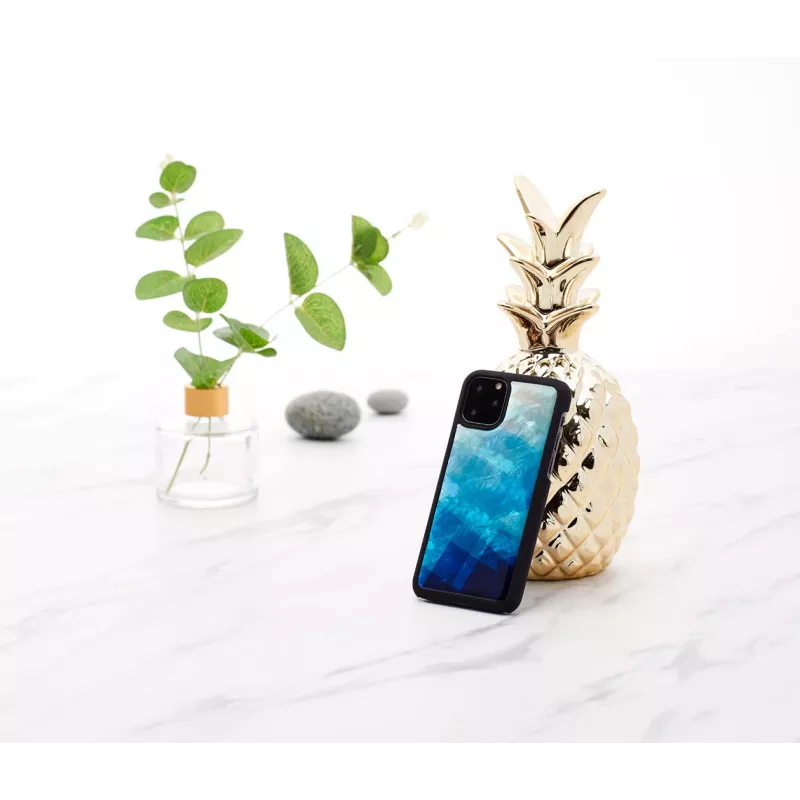 Ochranné puzdro iKins pre iPhone 11 Pro – farba modré jazero a čierna