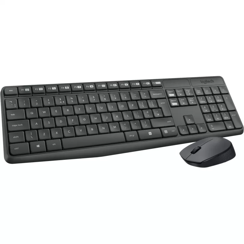 Logitech MK235 - súprava klávesnice a myši - bezdrôtová