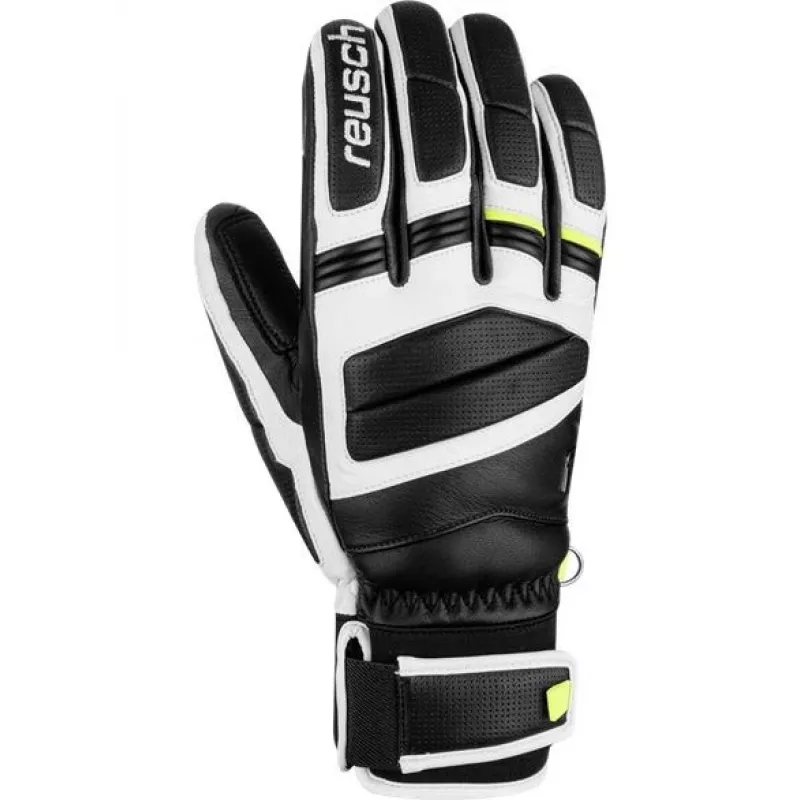 REUSCH MASTER PRO RUKAVICE VEĽKOSŤ 9 čierna, biela a žltá