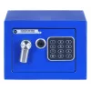 Samostatne stojaci trezor Yale YSV/170/DB2/B oceľ modrý, číselný zámok, 3,8 l, montáž na podlahu/stenu