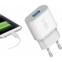 SBS TETR1USB2AWFAST nabíjačka pre mobilné zariadenia interiérová biela (TETR1USB2AWFAST)