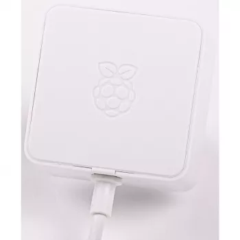 Oficiálny biely Raspberry Pi 5,1 A/3 A napájací zdroj, biely, Bulk