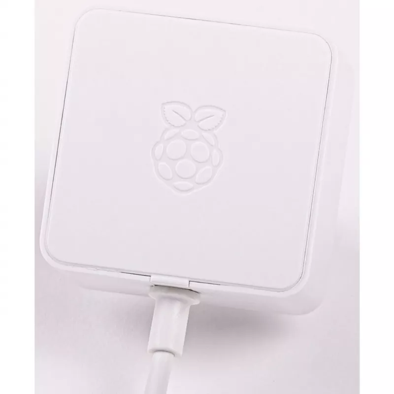 Oficiálny biely Raspberry Pi 5,1 A/3 A napájací zdroj, biely, Bulk