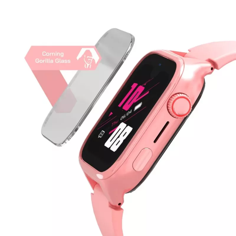 Smartwatch Stelio Junior Pro AI 4G ST-SWJ102-PK — detské 4G hodinky, ružové
