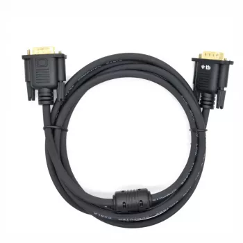 TB VGA kábel 15M-15M 1,8 m čierno-zlatý (AKTBXVGAMMG180B)