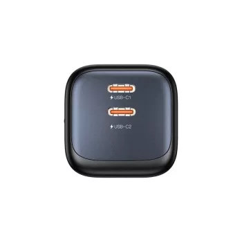 Unitek nástenná nabíjačka 2x GaN 45W — 2× USB‑C PD 3.0 a QC rýchle nabíjanie