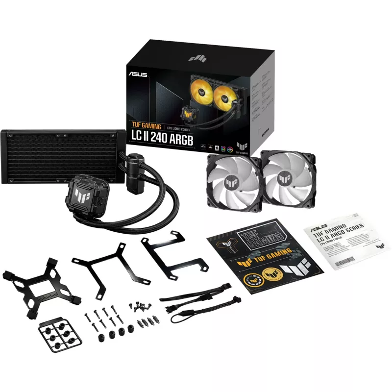 ASUS TUF GAMING LC II 240 ARGB súprava kvapalinového chladenia procesora 12 cm čierna