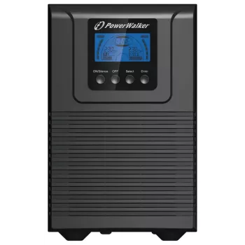 Záložný zdroj PowerWalker VFI 1000 TGB — 1 kVA (900 W), online dvojitá konverzia, 4× výstup C13, USB, RS-232, EPO