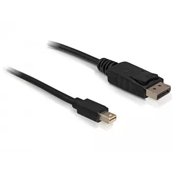 Displayport kábel DeLOCK 82698 1 m mini DisplayPort na Displayport čierny