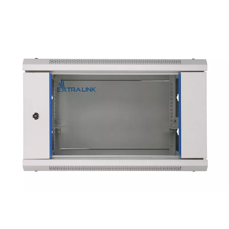 Nástenný rozvádzač Extralink Extralink Rackmount cabinet 6U 600x450 sivý