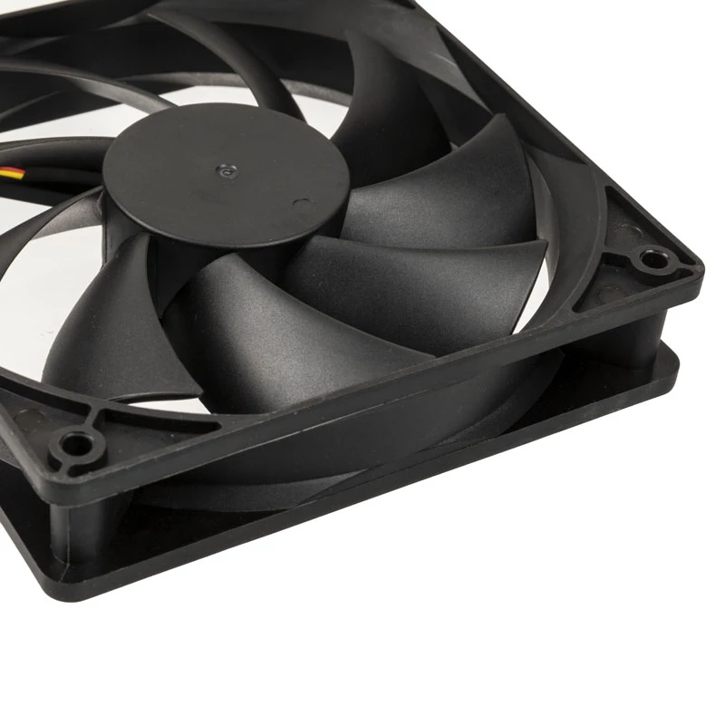 Ventilátor Akasa čierny 12cm AK-174BKT-B