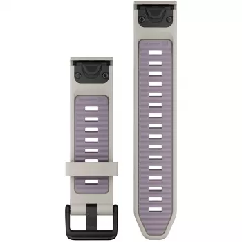 Remienok Garmin QuickFit 20 mm silikónový hmlisto sivý/levanduľový (010-13391-03)