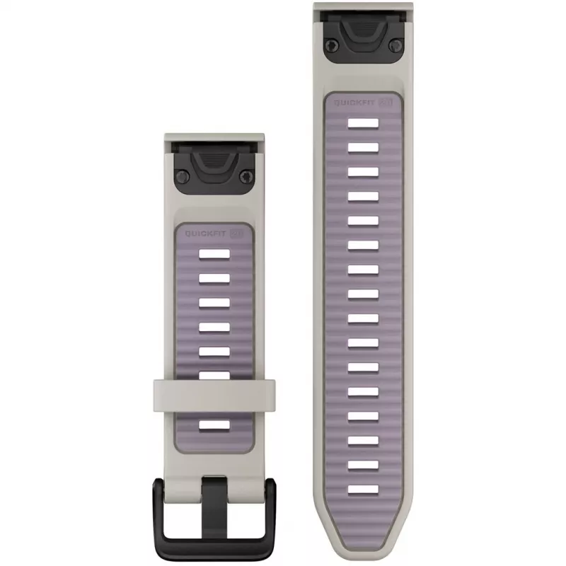Remienok Garmin QuickFit 20 mm silikónový hmlisto sivý/levanduľový (010-13391-03)