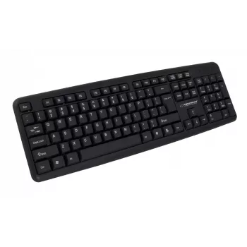 Drôtová klávesnica ESPERANZA EK134 Full-Size 100% USB, čierna, 1,45 m kábel