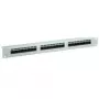 VALUE patch panel Cat.6/Class E 24 portov UTP svetlosivý