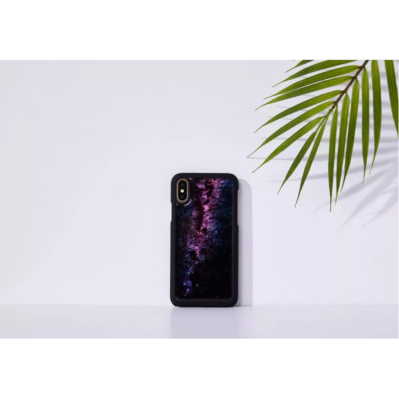 iKins Milky Way puzdro pre iPhone XS/X, čierne, K1696J