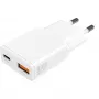 Nabíjačka 4smarts PDPlug Duos tenká smartfón tablet biela AC rýchlonabíjanie