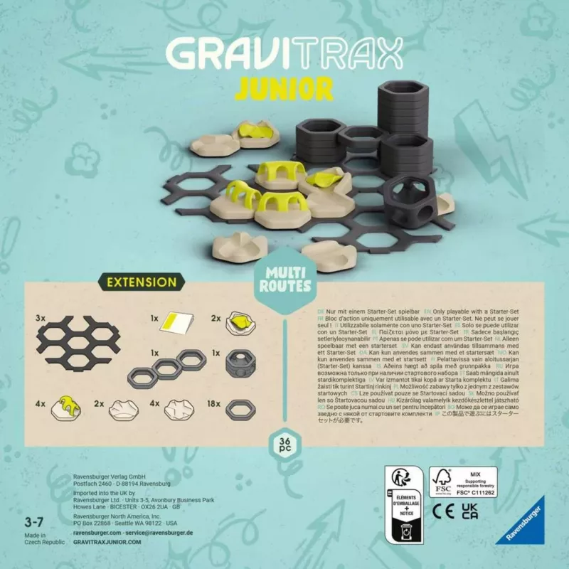 GraviTrax Junior rozšírenie Viacero tratí, dráha