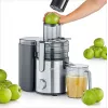 Severin ES 3570 odšťavovač, 800 W, 1,1 l, nerezová oceľ/čierna