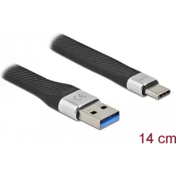 FPC plochý kábel DeLOCK USB 3.2 Gen 1 Type-A na Type-C 14 cm