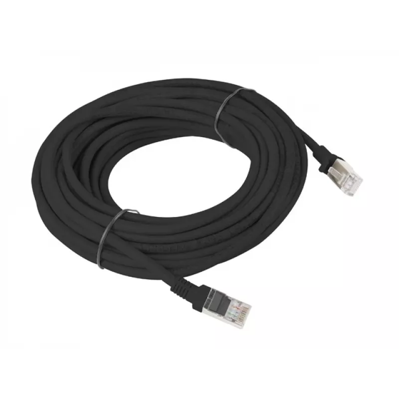 Lanberg PCU5-10CC-1000-BK sieťový kábel čierny 10 m Cat5e U/UTP (UTP) (PCU5-10CC-1000-BK)