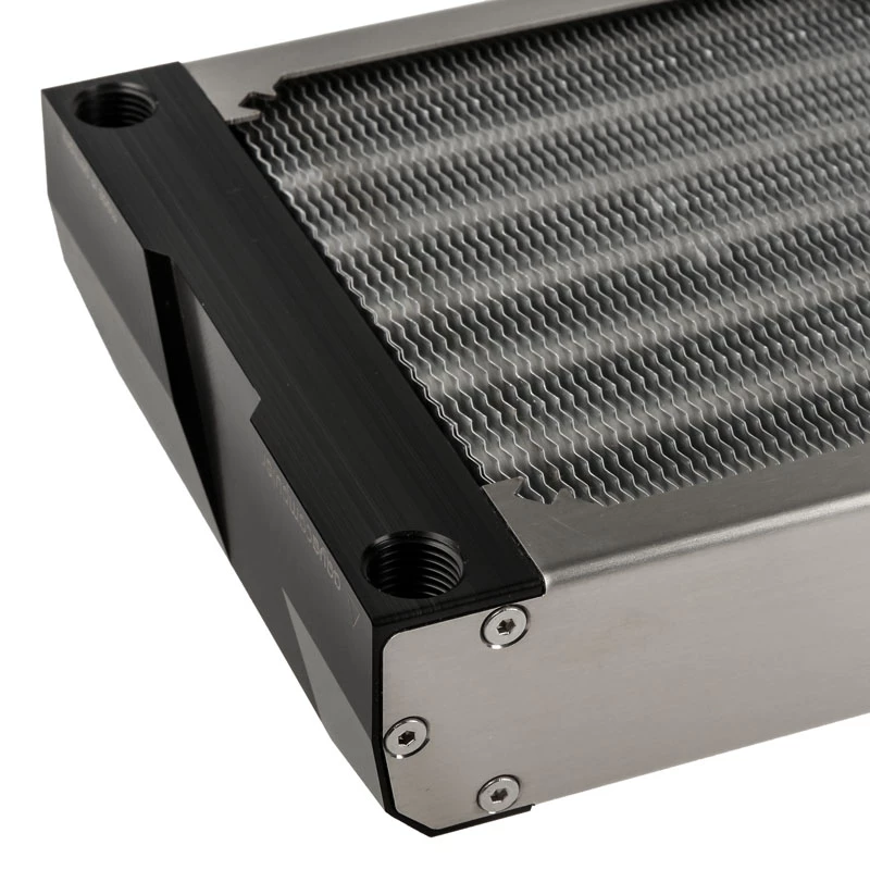 Radiátor Aqua-Computer airplex radical 2/480 — hliník/meď/nerez, 520×140×40 mm