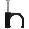 Goobay Kabelclip 14 mm, čierna (64685)