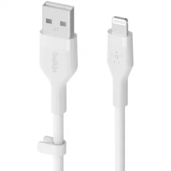 Kábel Belkin Cbl Scicone USB-A LTG 2M blc biela USB A USB C Lightning