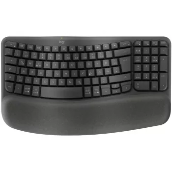 Logitech Wave Keys klávesnica Office RF Wireless + Bluetooth QWERTZ grafitová