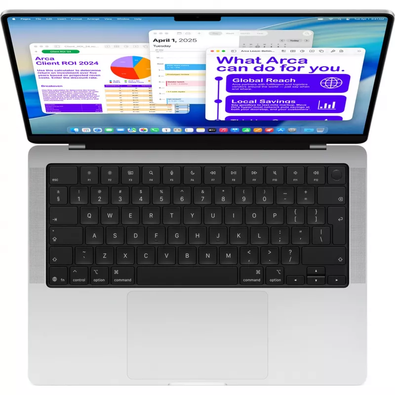 Apple MacBook Pro strieborný MDE44D/A - 35,6 cm (14