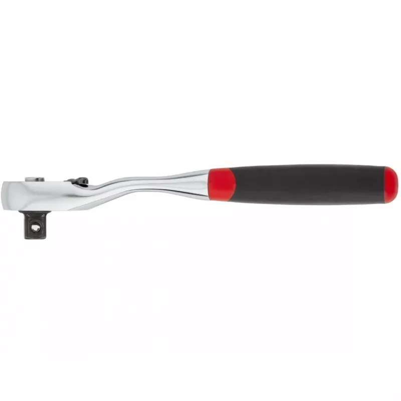 Wiha oboustranný račňový kľúč 3/8 push button a ball lock čierno-červený (45625)