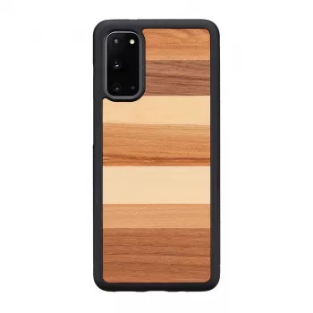 Puzdro na telefón Man and Wood Galaxy S20 čierna — ochranné puzdro pre Samsung Galaxy S20