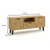 RTV SCANDI 2D1S štíhla ARTISAN OAK
