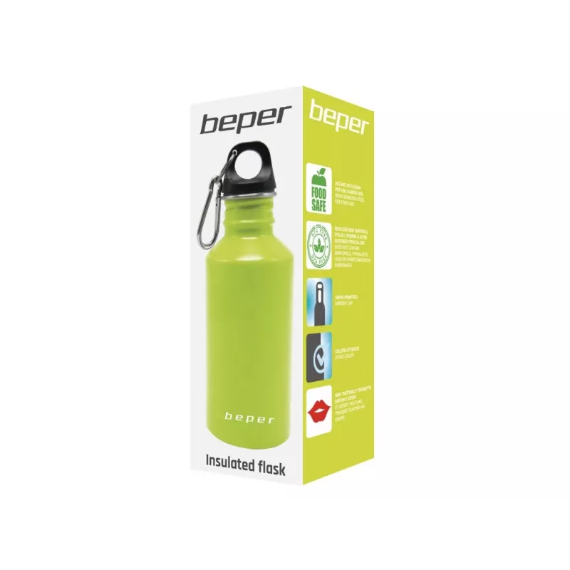 Beper C102BOT003 fľaša z nehrdzavejúcej ocele, 500 ml